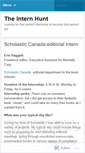 Mobile Screenshot of internhunt.wordpress.com