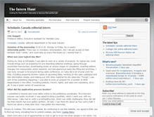 Tablet Screenshot of internhunt.wordpress.com