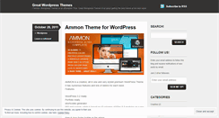 Desktop Screenshot of greatwpthemes.wordpress.com