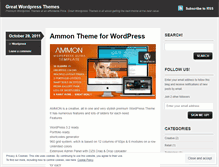 Tablet Screenshot of greatwpthemes.wordpress.com