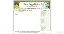 Desktop Screenshot of greenrabbitdesigns.wordpress.com