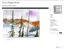 Tablet Screenshot of choosybeggarbooks.wordpress.com
