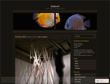 Tablet Screenshot of fishbowlgallery.wordpress.com