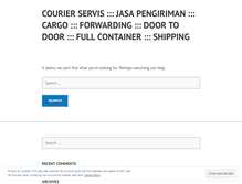 Tablet Screenshot of internationalcourier.wordpress.com
