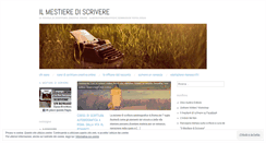 Desktop Screenshot of ilmestierediscrivere.wordpress.com