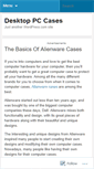 Mobile Screenshot of custompccases.wordpress.com