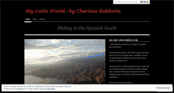 Desktop Screenshot of mylatinworld.wordpress.com