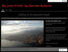 Tablet Screenshot of mylatinworld.wordpress.com