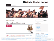 Tablet Screenshot of historiaglobalonline.wordpress.com