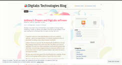 Desktop Screenshot of digilabsblog.wordpress.com