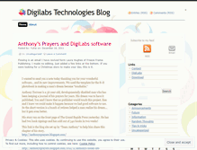 Tablet Screenshot of digilabsblog.wordpress.com