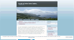 Desktop Screenshot of escueladepadressantacatalina.wordpress.com