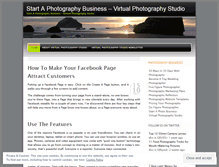 Tablet Screenshot of photographybusiness.wordpress.com