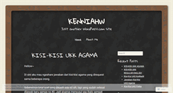 Desktop Screenshot of kenniahw.wordpress.com