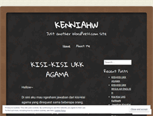 Tablet Screenshot of kenniahw.wordpress.com