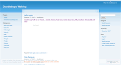 Desktop Screenshot of doodlebops.wordpress.com