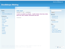 Tablet Screenshot of doodlebops.wordpress.com