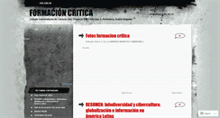 Desktop Screenshot of cucformacioncritica.wordpress.com