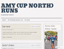 Tablet Screenshot of amyupnorth.wordpress.com