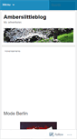 Mobile Screenshot of amberslittleblog.wordpress.com