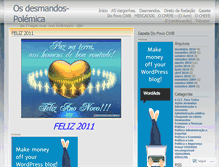 Tablet Screenshot of chegadisso.wordpress.com