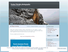 Tablet Screenshot of kpetrakisphotography.wordpress.com