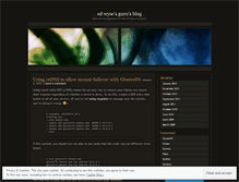Tablet Screenshot of edwyseguru.wordpress.com