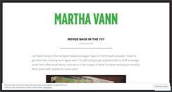 Desktop Screenshot of marthavann.wordpress.com