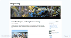 Desktop Screenshot of langsfishing.wordpress.com