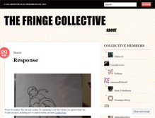 Tablet Screenshot of fringecollective.wordpress.com