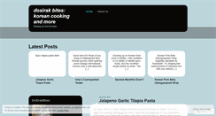 Desktop Screenshot of dosirakbites.wordpress.com