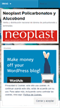 Mobile Screenshot of neoplastmx.wordpress.com