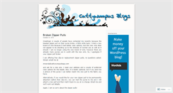 Desktop Screenshot of cattywumpusbags.wordpress.com
