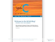 Tablet Screenshot of ocairservices.wordpress.com