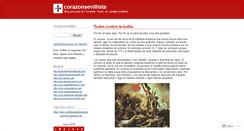 Desktop Screenshot of corazonsevillista.wordpress.com