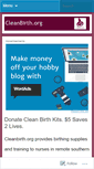Mobile Screenshot of cleanbirthkits.wordpress.com