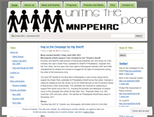Tablet Screenshot of mnppehrc.wordpress.com