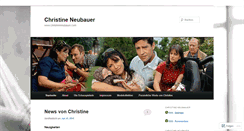 Desktop Screenshot of christineneubauer.wordpress.com