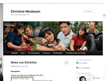 Tablet Screenshot of christineneubauer.wordpress.com