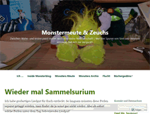 Tablet Screenshot of monstermeute.wordpress.com