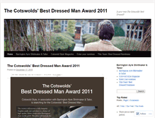 Tablet Screenshot of cotswoldsbestdressed.wordpress.com