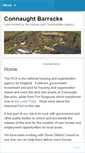 Mobile Screenshot of connaughtbarracks.wordpress.com