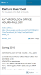 Mobile Screenshot of cultureinscribed.wordpress.com