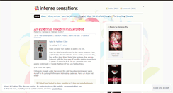 Desktop Screenshot of intensesensations.wordpress.com