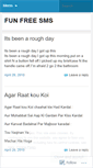 Mobile Screenshot of funfreesms.wordpress.com