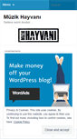 Mobile Screenshot of muzikhayvani.wordpress.com
