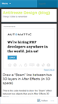 Mobile Screenshot of antifreezedesign.wordpress.com