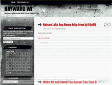 Tablet Screenshot of haywardwi.wordpress.com