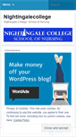 Mobile Screenshot of nightingalecollege.wordpress.com