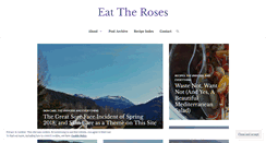 Desktop Screenshot of eattheroses.wordpress.com